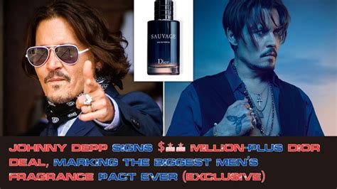 Johnny Depp Signs Dior Deal, Biggest Men's Fragrance Deal .